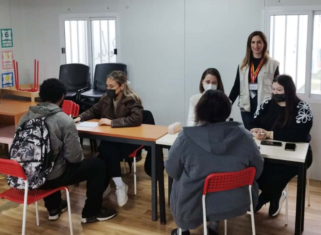 Career days at the camp of Ritsona