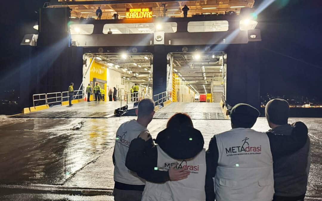 Humanitarian aid mission in Samos