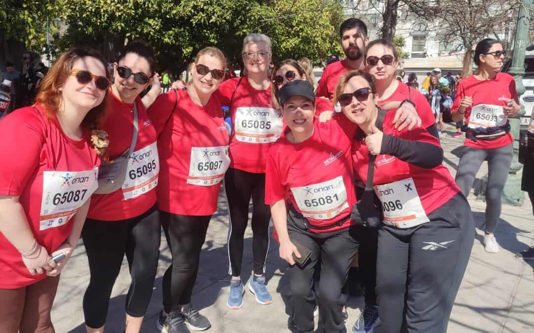 Our team in the Athens Half Marathon!
