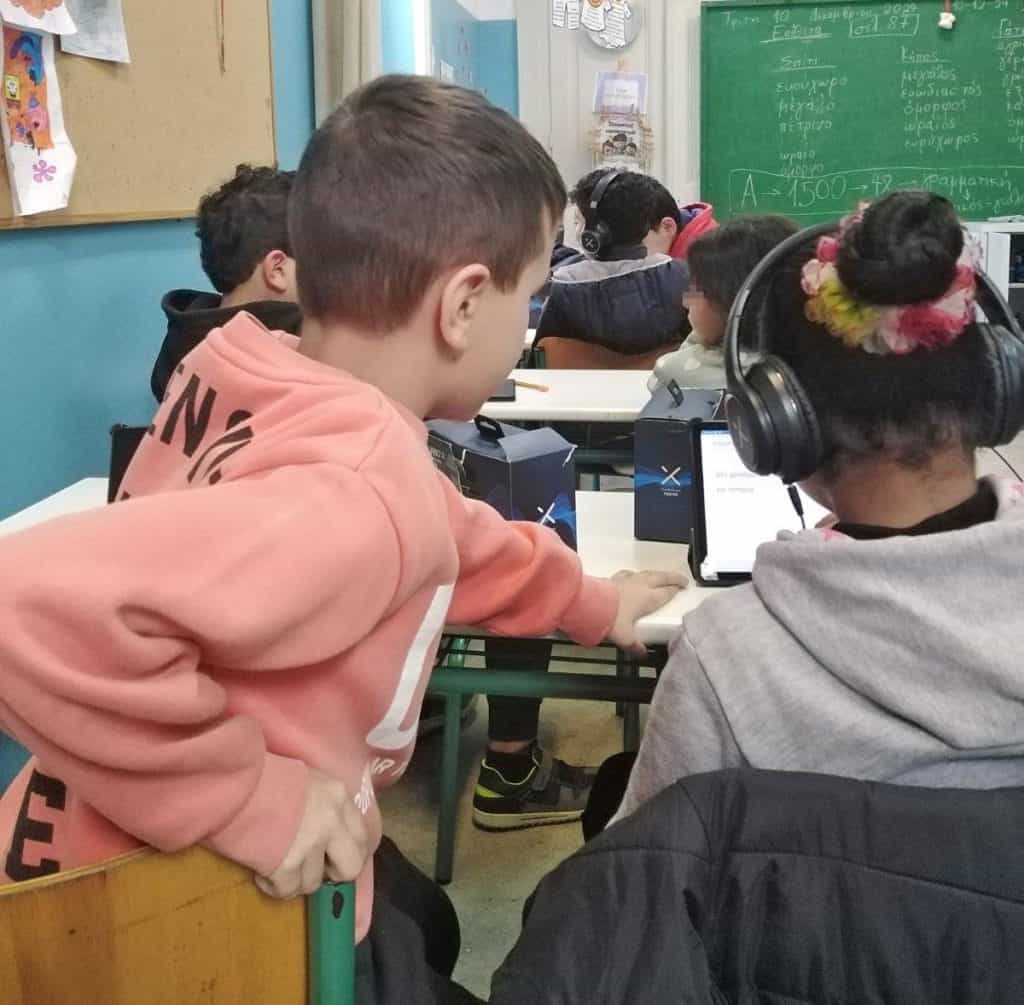 The young students are excitedly awaiting for “Akelius time” in class!