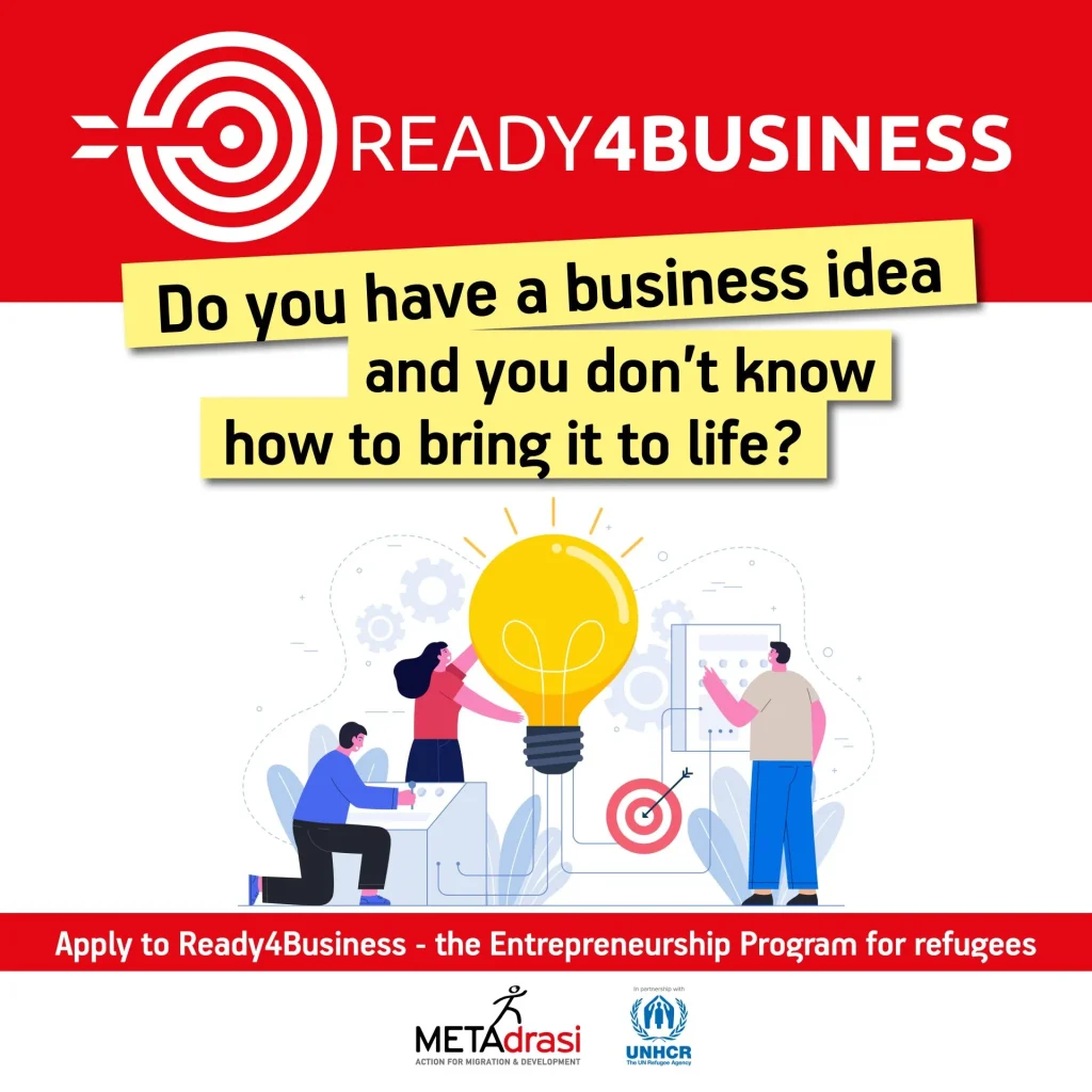 Ready4Business – 6th cycle of the Entrepreneurship programme for refugees: Applications are now open