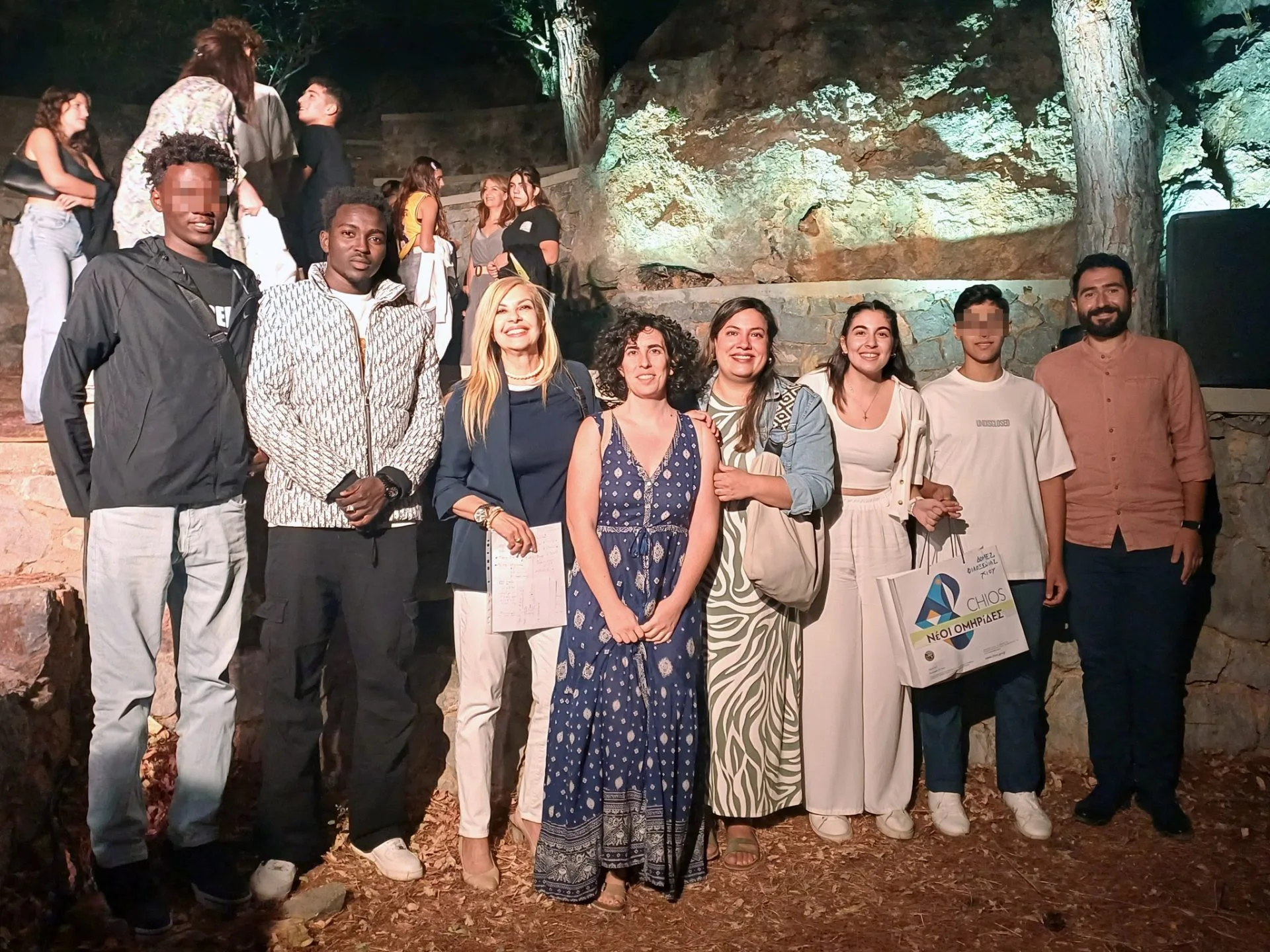 Metadrasi - Two young refugees supported by METAdrasi taking part in the 4th Panhellenic Student Festival “Nei Omirides” in Chios 1 Metadrasi - 550692597 1138184151746960 4369312986291833257 n