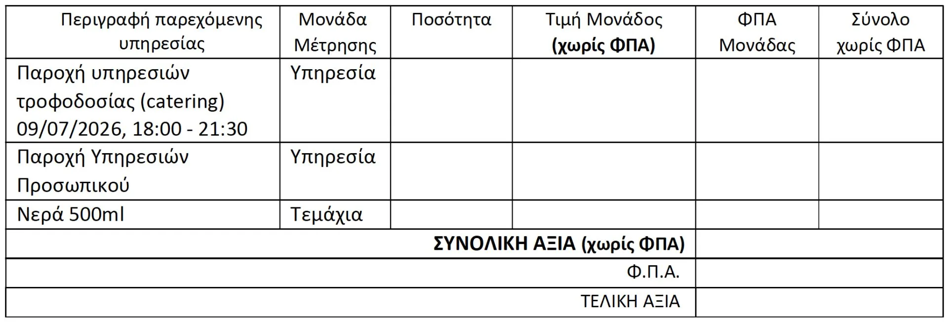 Metadrasi - catering